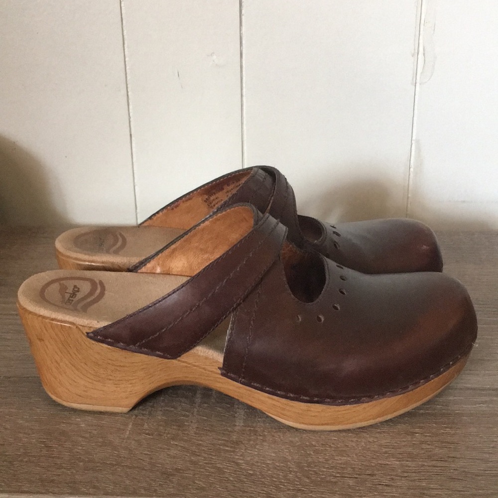 Dansko Leather Clogs